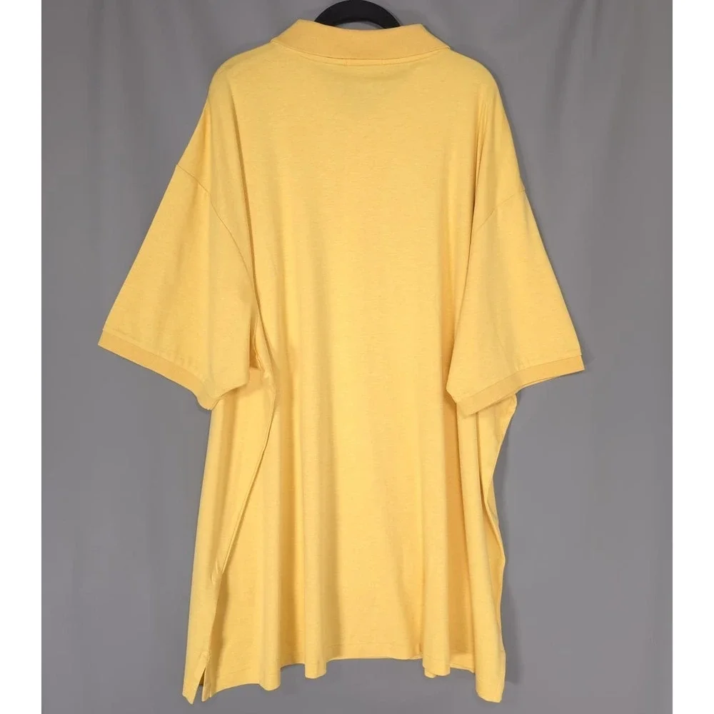 POLO RALPH LAUREN New Men's Polo Shirt‎ 4XB Classic Fit Yellow Soft Cotton